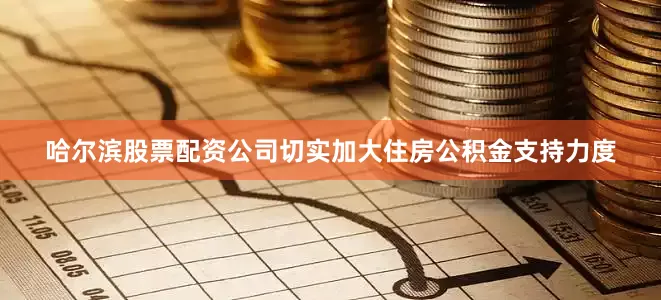 哈尔滨股票配资公司切实加大住房公积金支持力度